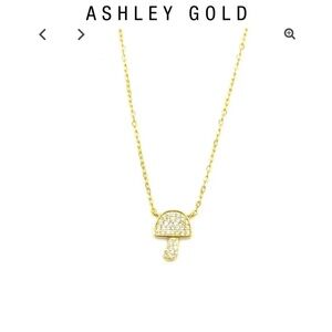 Ashley By 26 International Gold Mushroom Necklace